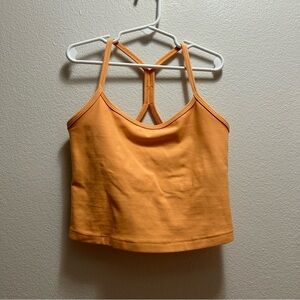 Slim racerback crop tank